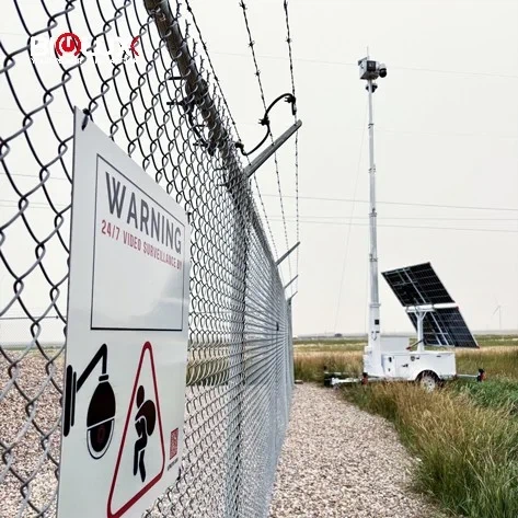 BIGLUX Solar Mobile CCTV Tower For Border Security