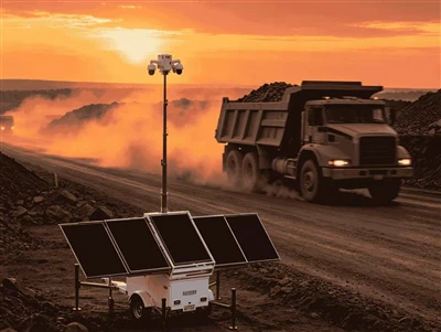 Trailer giám sát năng lượng mặt trời di động HiSTAR: Giải pháp bảo mật phù hợ...